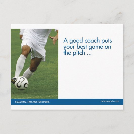 サッカーはがき ポストカード (正面)