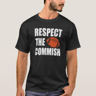 サッカーはコミッシュなファンタジーサッカーチャムを尊敬 Tシャツ