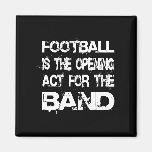 サッカーはバンドことわざの始まり マグネット (正面)