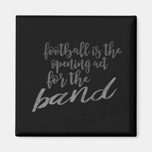 サッカーはバンド引用文の始まり マグネット (正面)