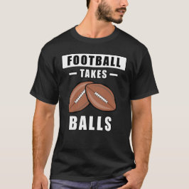 サッカーはボールを取るおもしろい- Tシャツ
