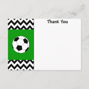 サッカーはメッセージカード感謝していしています サンキューカード
