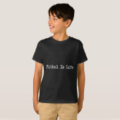 サッカーは人生だ サッカー愛好家のための服 Tシャツ (正面フル)