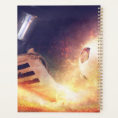 サッカーは単なるゲームではなく、人生の道である プランナー手帳 (裏面)