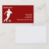 サッカーは名刺を遊ばします 名刺 (正面/裏面)