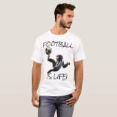 『サッカーは命だ』チンプサッカー Tシャツ (正面フル)