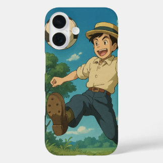 サッカーは愛である iPhone 16ケース