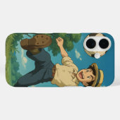 サッカーは愛である Case-Mate iPhoneケース (裏面 (横))