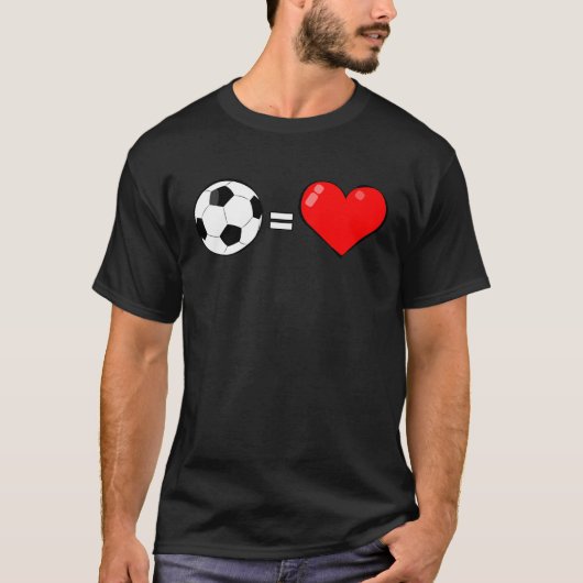 サッカーは愛 Tシャツ (正面)