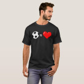 サッカーは愛 Tシャツ (正面フル)
