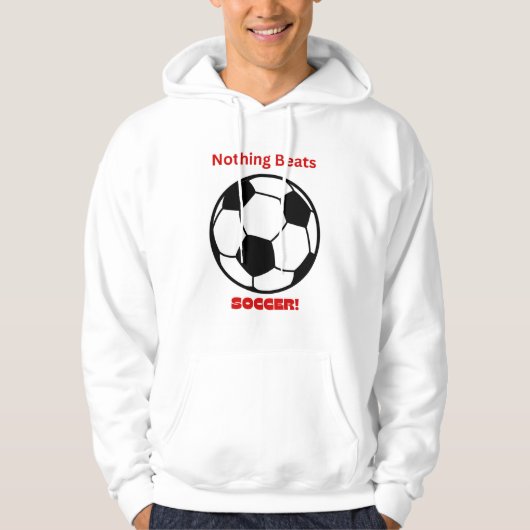 サッカーは最高! パーカ (正面)