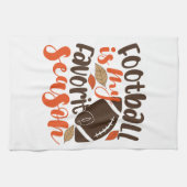 サッカーは私のお気に入りのセサオン キッチンタオル (横)