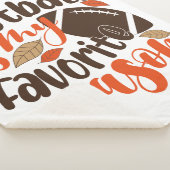 サッカーは私のお気に入りのセサオン シェルパブランケット (3/4)