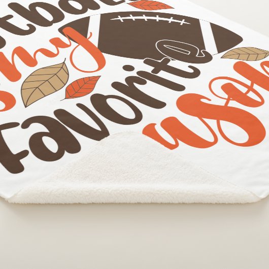 サッカーは私のお気に入りのセサオン シェルパブランケット (3/4)