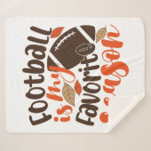 サッカーは私のお気に入りのセサオン シェルパブランケット (正面(横))