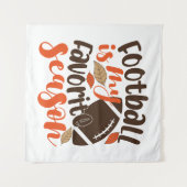 サッカーは私のお気に入りのセサオン タペストリー (正面(横))