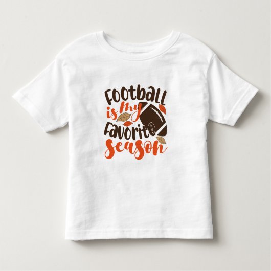 サッカーは私のお気に入りのセサオン トドラーTシャツ (正面)