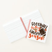 サッカーは私のお気に入りのセサオン ノートブック (内部)