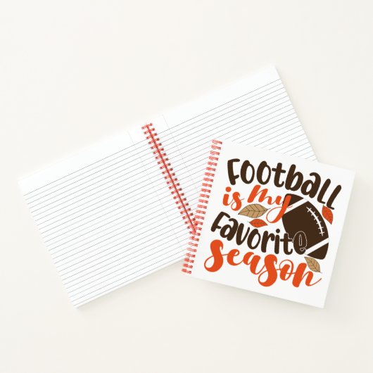 サッカーは私のお気に入りのセサオン ノートブック (内部)