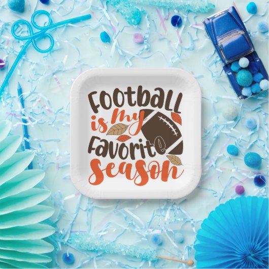 サッカーは私のお気に入りのセサオン ペーパープレート (パーティー)