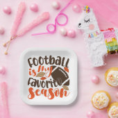 サッカーは私のお気に入りのセサオン ペーパープレート (パーティー)