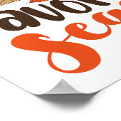 サッカーは私のお気に入りのセサオン ポスター (角)