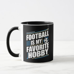 サッカーは私のお気に入りの趣味で、スポーツマグカップ マグカップ