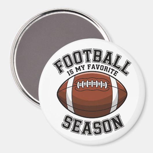 サッカーは私のシーズお気に入りのンだ マグネット (正面/裏面)