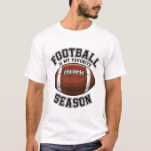 サッカーは私のシーズお気に入りのンだ Tシャツ (正面)