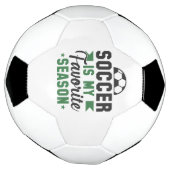 サッカーは私のシーズお気に入りのン サッカーボール (回転)