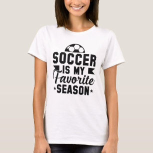 サッカーは私のシーズお気に入りのン Tシャツ