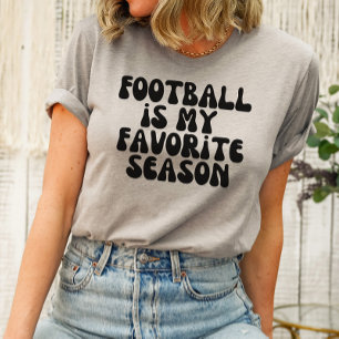 サッカーは私のシーズンお気に入りののグルービーシャツ Tシャツ