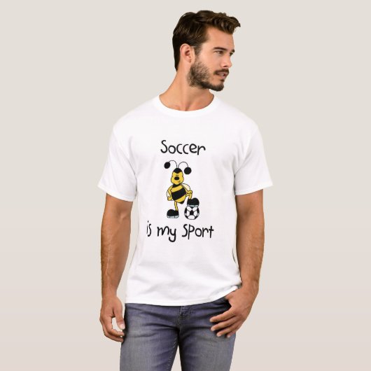 サッカーは私のスポーツのTシャツおよびギフトです Tシャツ (正面フル)