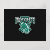 サッカーは私の人生だ ポストカード (正面)