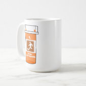 サッカーは私の薬 コーヒーマグカップ (正面左)