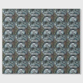 サッカーは私の頭部にあります ラッピングペーパー (フラット)