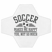 サッカーは私をそんなに幸せにさせない サッカーボール (フラット)