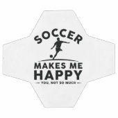 サッカーは私をそんなに幸せにさせない サッカーボール (フラット)