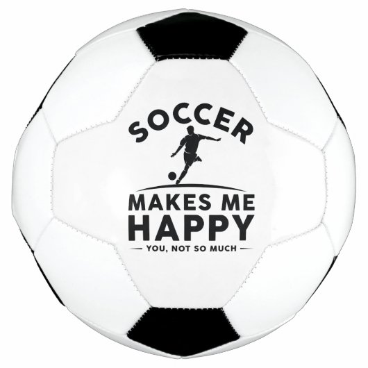 サッカーは私をそんなに幸せにさせない サッカーボール (正面)