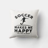 サッカーは私を幸せにする クッション (裏面)