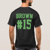 サッカーは草を蹴る Tシャツ (裏面)