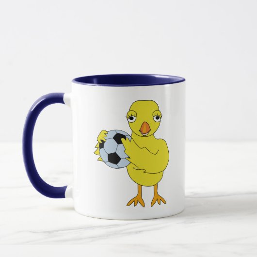 サッカーひよこセラミック マグカップ (左)