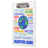 サッカーまたはサッカーの名前 クリップボード (左)