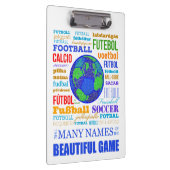 サッカーまたはサッカーの名前 クリップボード (右)