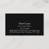 サッカーまたはフットボールのコーチまたはプレーヤーの名刺 名刺 (裏面)