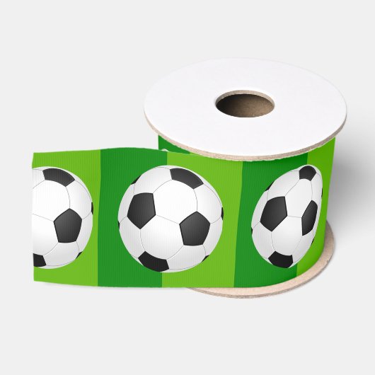 サッカーまたはフットボールのパーティー グログランリボン (リール)