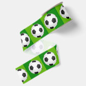 サッカーまたはフットボールのパーティー グログランリボン (裏面)