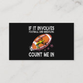 サッカーもしとレスリングが私を数える 名刺 (裏面)