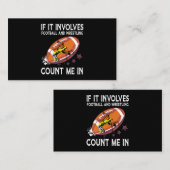 サッカーもしとレスリングが私を数える 名刺 (正面/裏面)