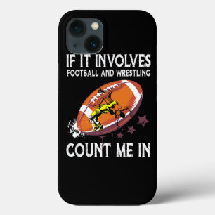 サッカーもしとレスリングが私を数える iPhone 13ケース